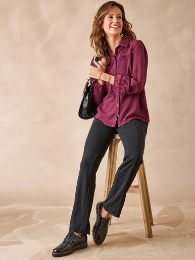 Blouse en plumetis