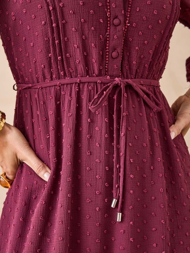 Robe en plumetis