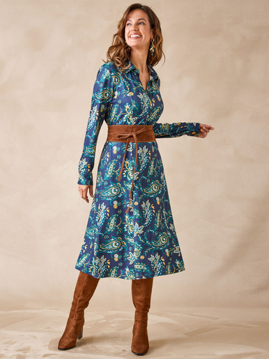 Robe en maille chaude