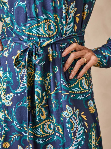 Robe en maille chaude