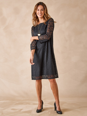Robe Longue Femme Manches Longues - Imprimé Fleuri, Coupe Décontractée - Pour Automne/hiver, Occasions Casual - 2