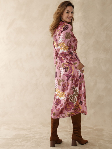 Robe-chemisier manches longues