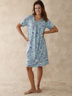 Chemise de nuit courte en maille jersey