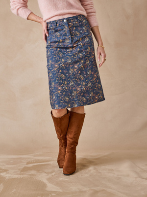 Jupe droite 5 poches