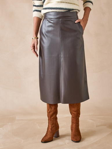 Jupe imitation cuir