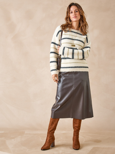 Jupe imitation cuir