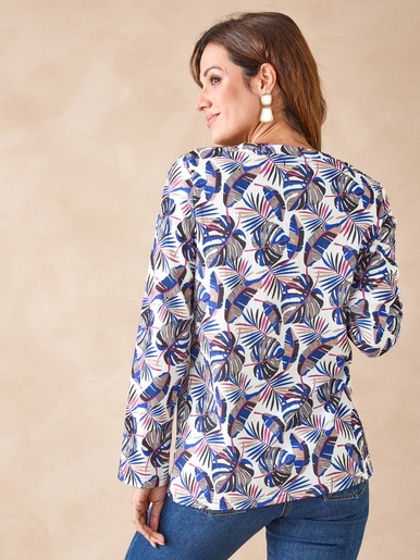 Tee-shirt en maille gaufrée