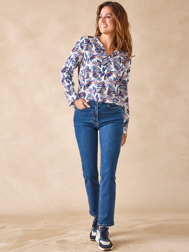 Tee-shirt en maille gaufrée