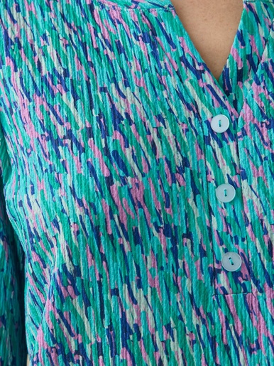 Tee-shirt en maille gaufrée