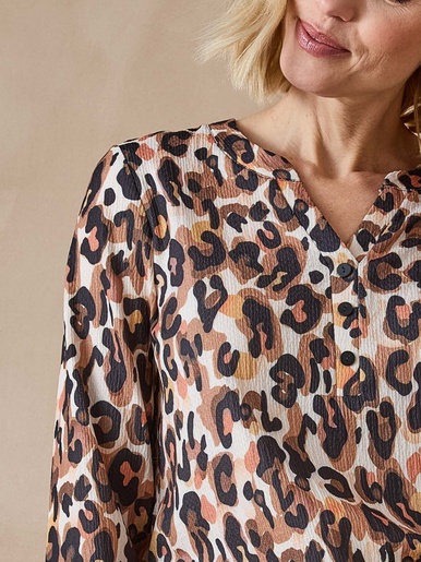 Tee-shirt en maille gaufrée