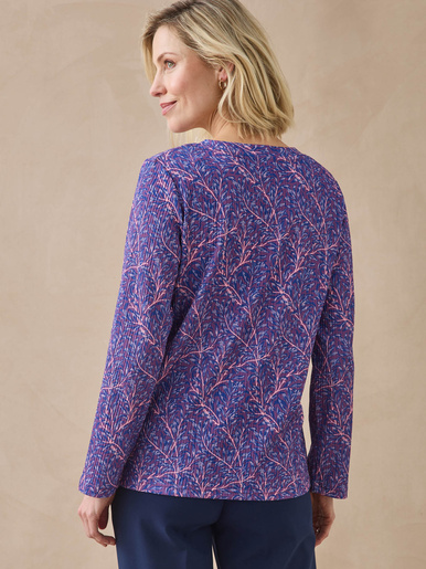 Tee-shirt en maille gaufrée