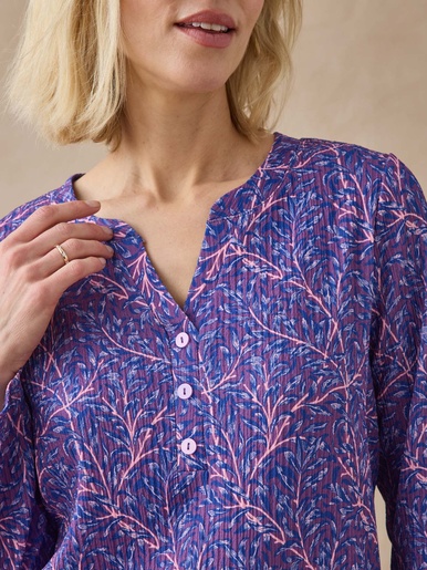 Tee-shirt en maille gaufrée
