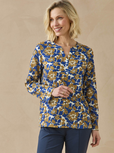 Tee-shirt en maille gaufrée
