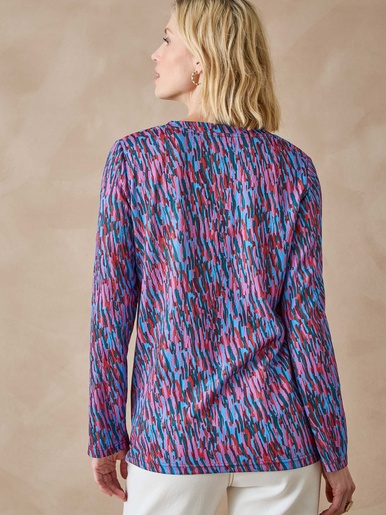 Tee-shirt en maille gaufrée