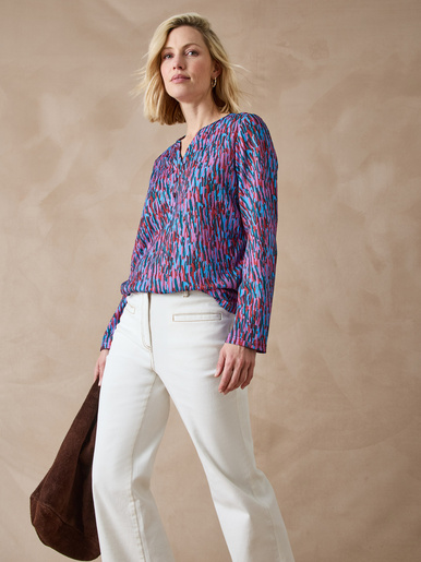 Tee-shirt en maille gaufrée