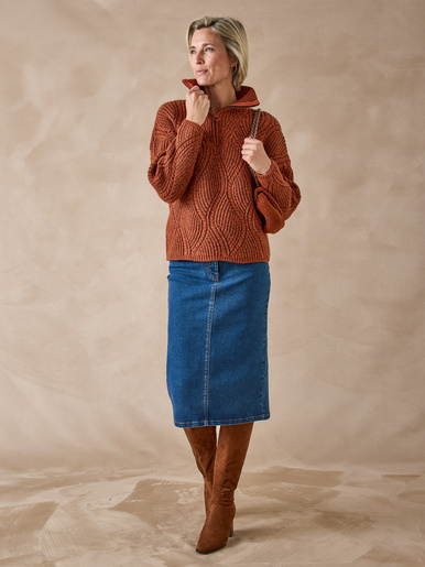 Pull camionneur zippé et bonnet