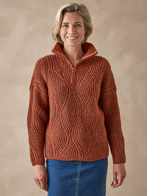 Pull camionneur zippé et bonnet