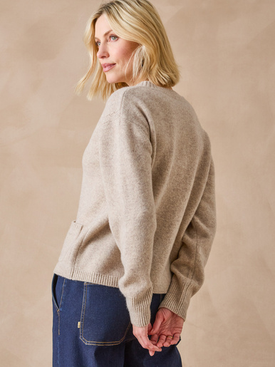 Cardigan en pure laine