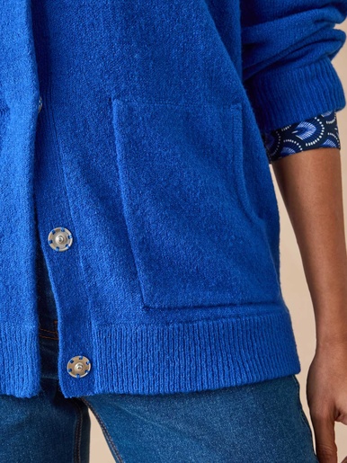 Cardigan poches kangourou