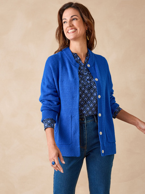 Cardigan poches kangourou