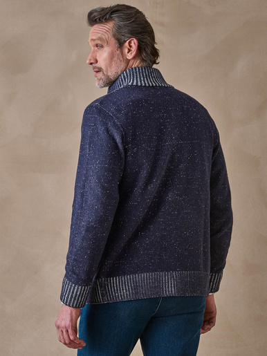 Gilet zippé col montant