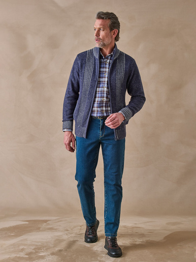 Gilet zippé col montant