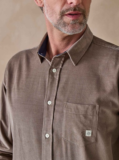 Chemise en velours