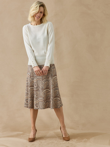 Pull col rond 50% laine mérinos
