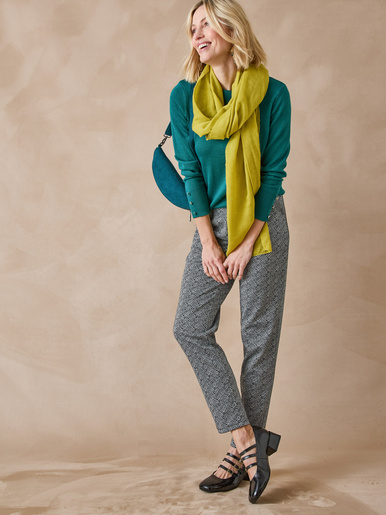 Pull col rond 50% laine mérinos