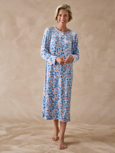 Chemise de nuit en maille micropolaire