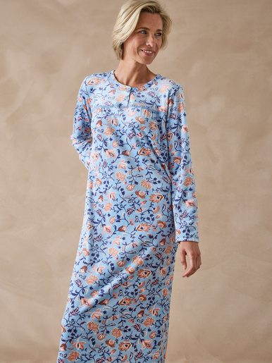 Chemise de nuit en maille micropolaire