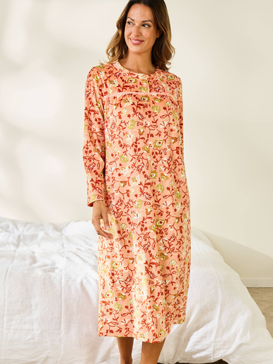 Chemise de nuit en maille micropolaire