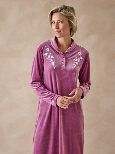 Chemise de nuit en velours