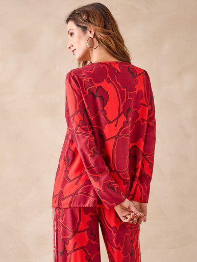 Blouse encolure V