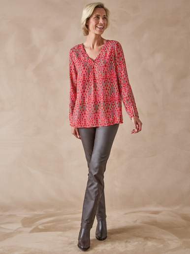 Blouse encolure V