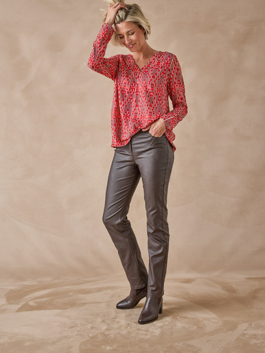 Blouse encolure V