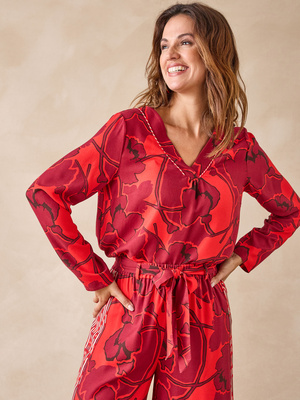 Blouse encolure V