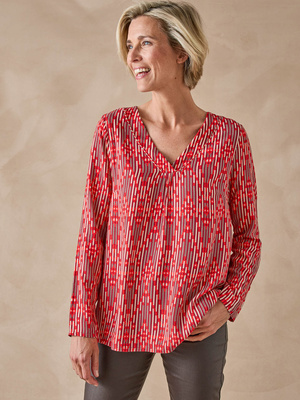 Blouse encolure V