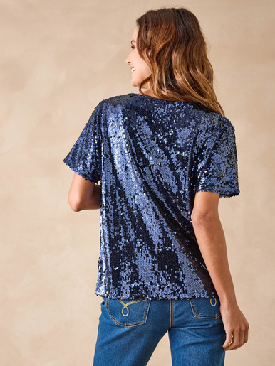 Tee-shirt à sequins