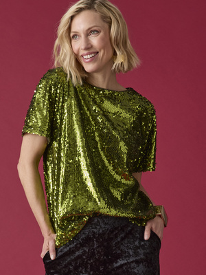 Tee-shirt à sequins