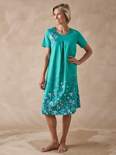 Chemise de nuit manches courtes