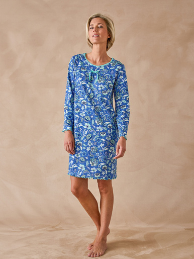 Chemise de nuit courte coupe ample