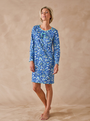 Chemise de nuit courte coupe ample