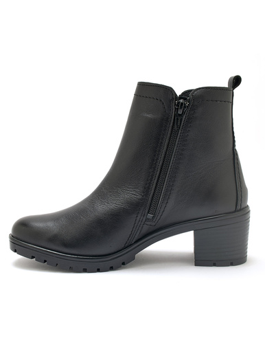 Boots dessus cuir velours très larges