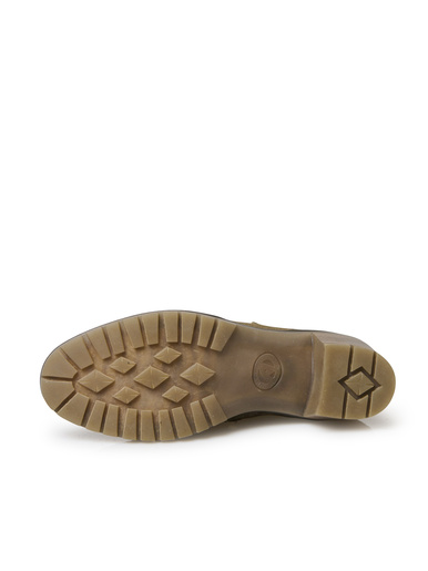 Boots cuir velours