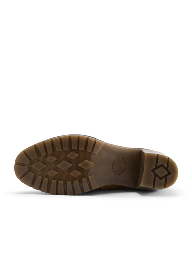 Boots cuir velours