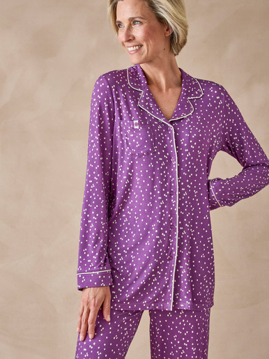 Pyjama col tailleur