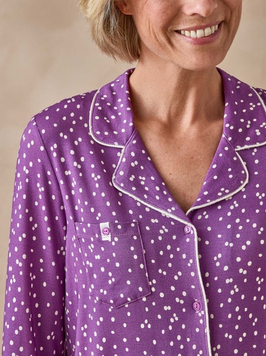 Pyjama col tailleur