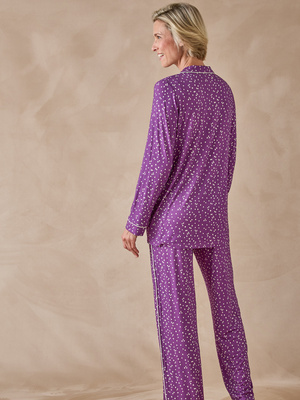 Pyjama col tailleur