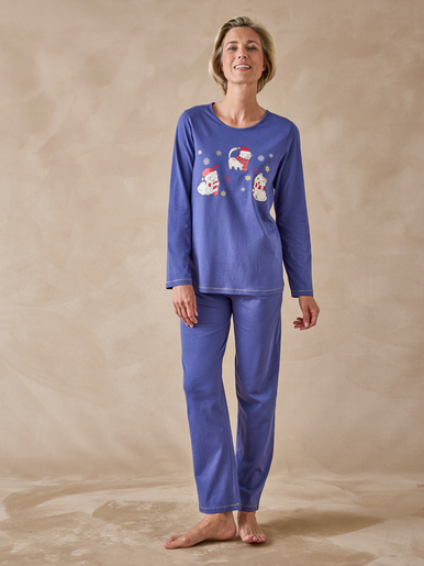 Tee-shirt de pyjama en jersey pur coton